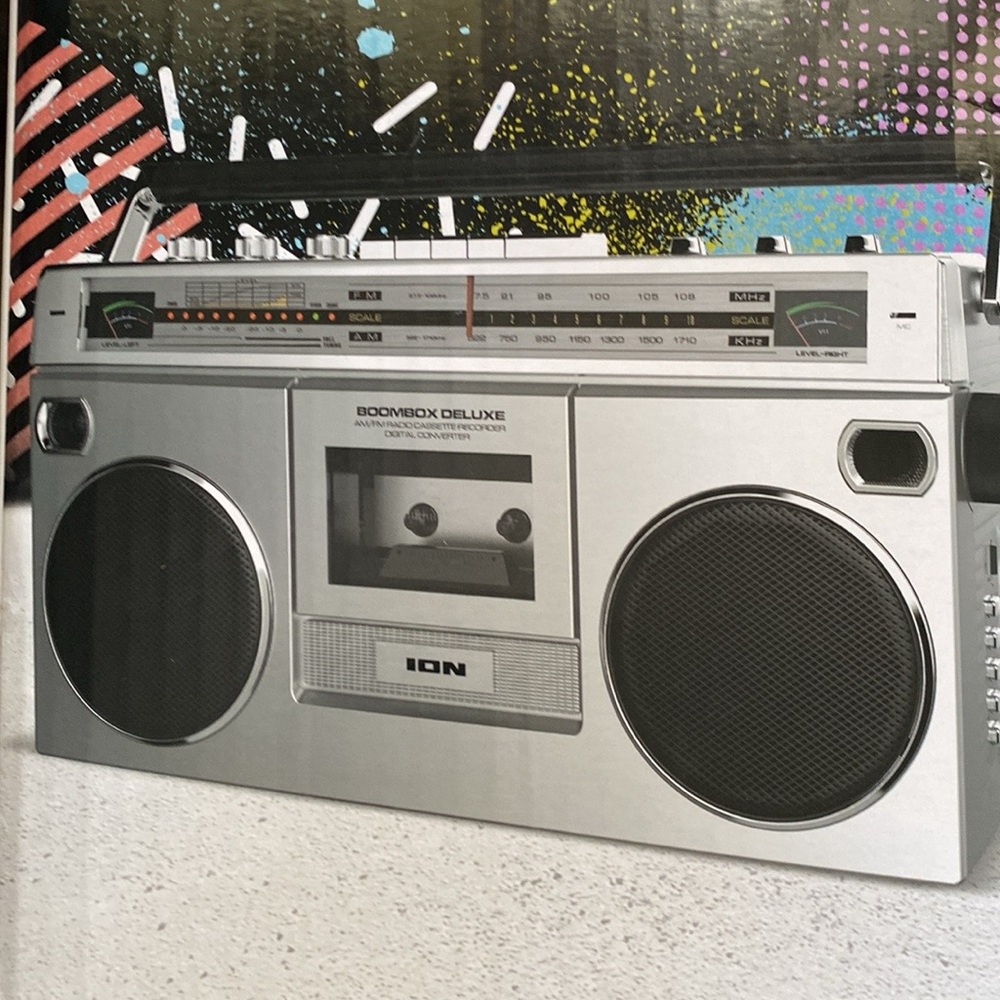Retro boombox 70’s 80’s I O N brand